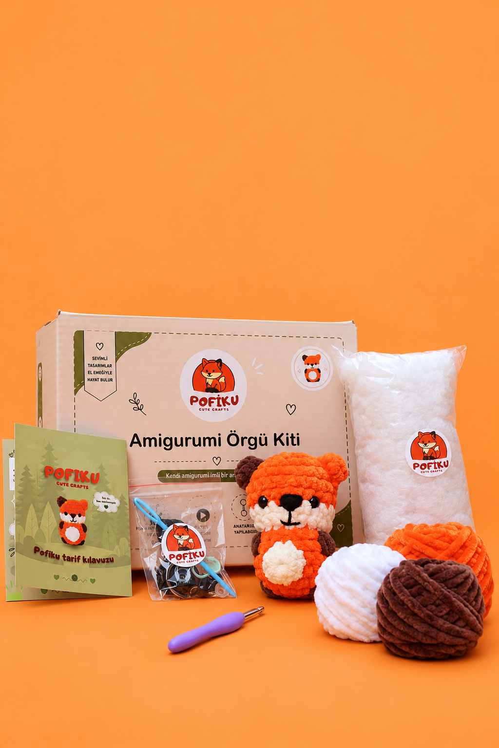 Amigurumi Pofiku Örgü Kiti