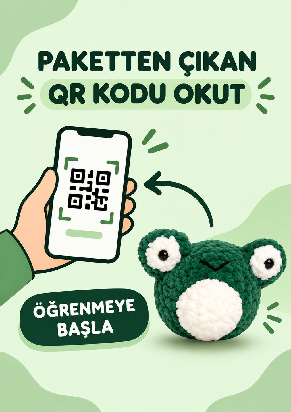Amigurumi Kurbağa Örgü Kiti