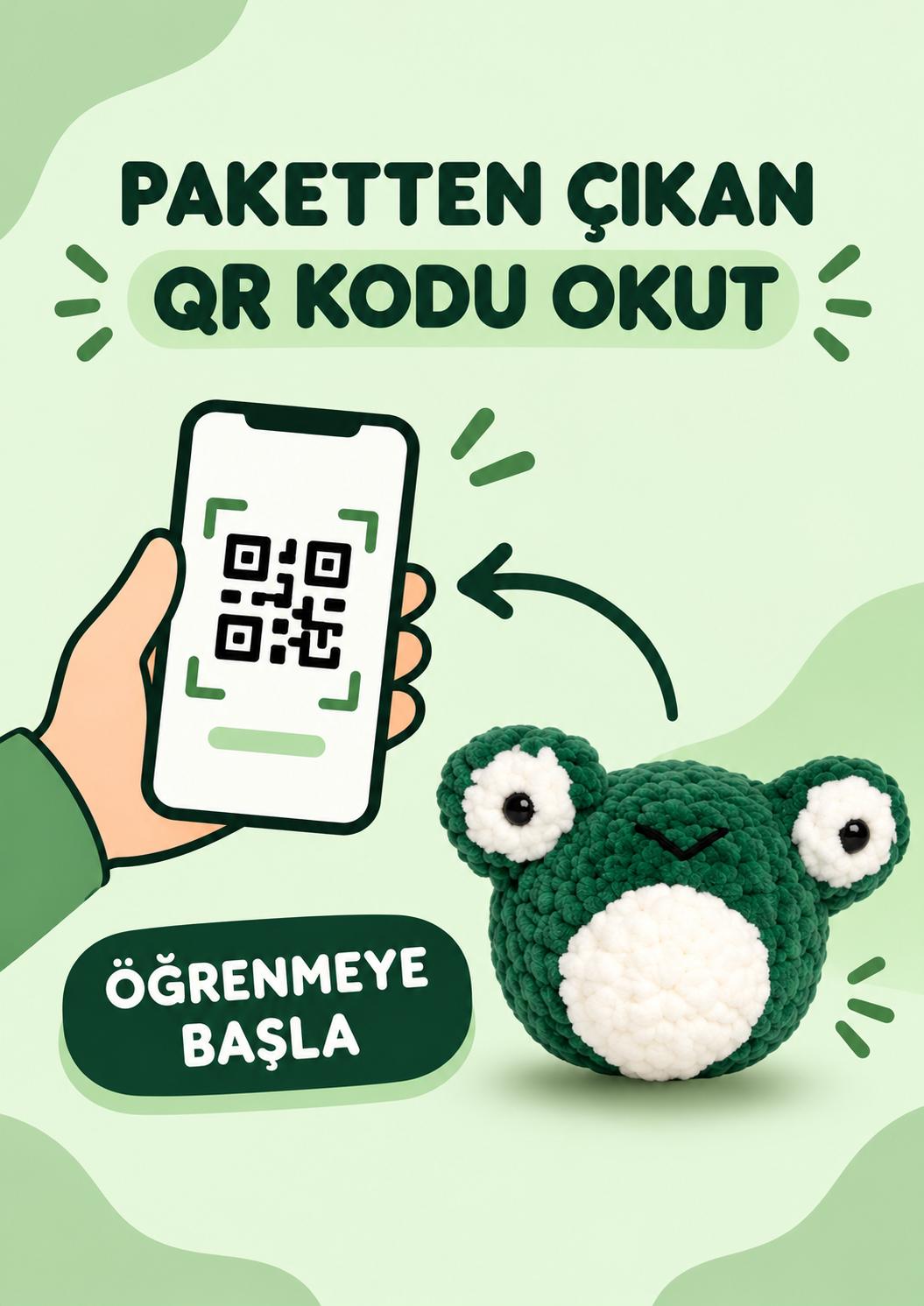Amigurumi Kurbağa Örgü Kiti
