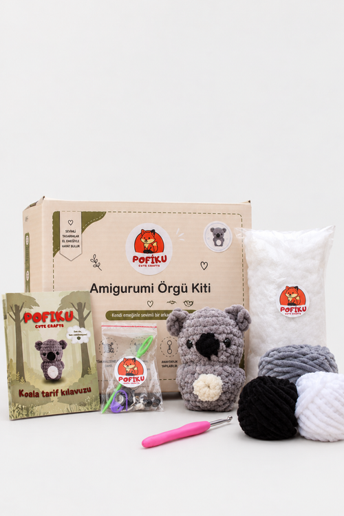 Amigurumi Koala Örgü Kiti