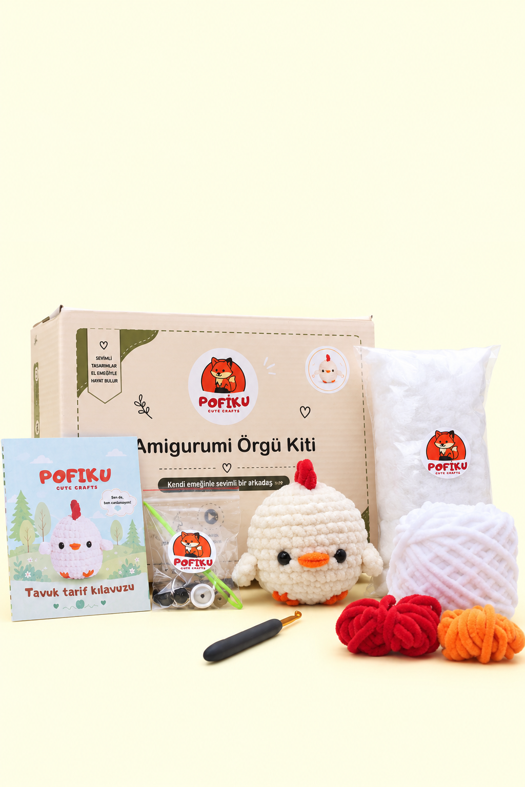 Amigurumi Tavuk Örgü Kiti