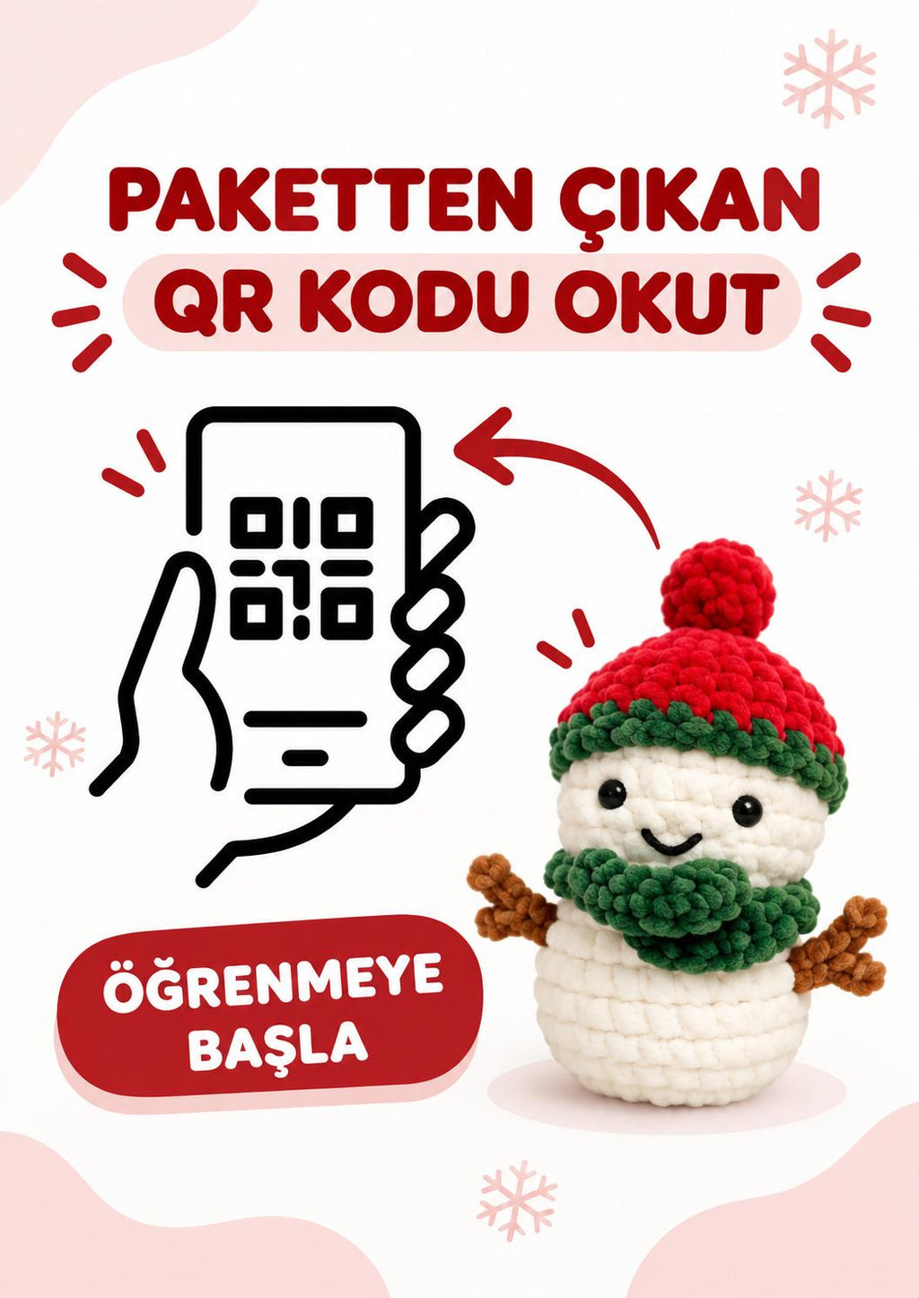 Amigurumi Kardanadam Örgü Kiti