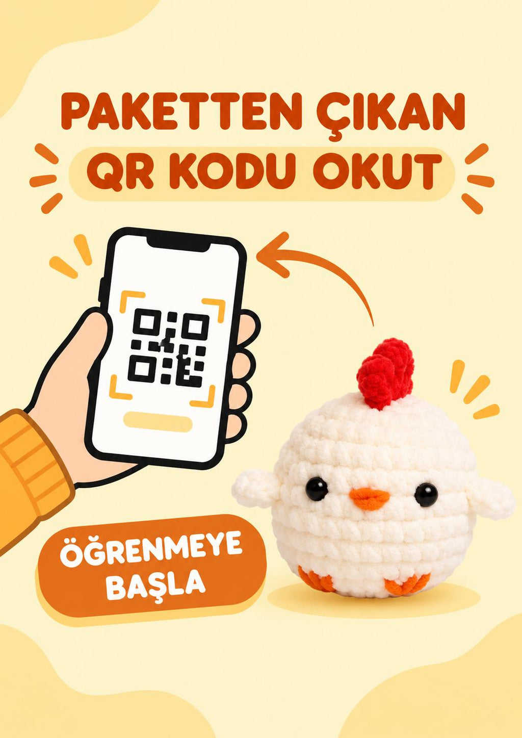 Amigurumi Tavuk Örgü Kiti
