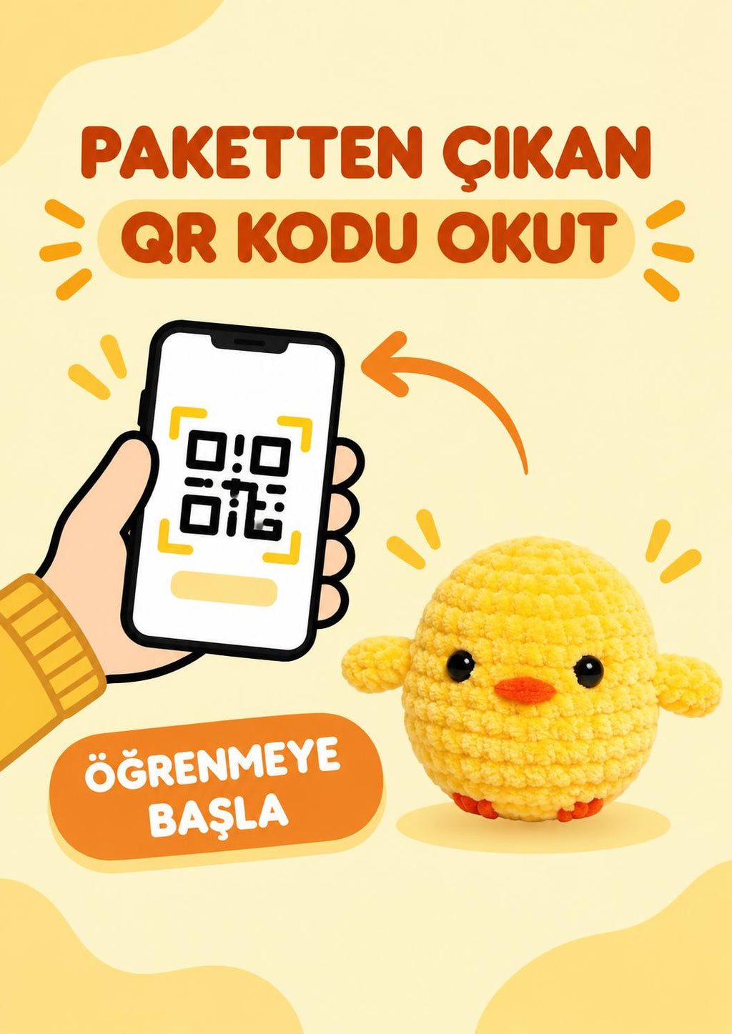 Amigurumi Civciv Örgü Kiti