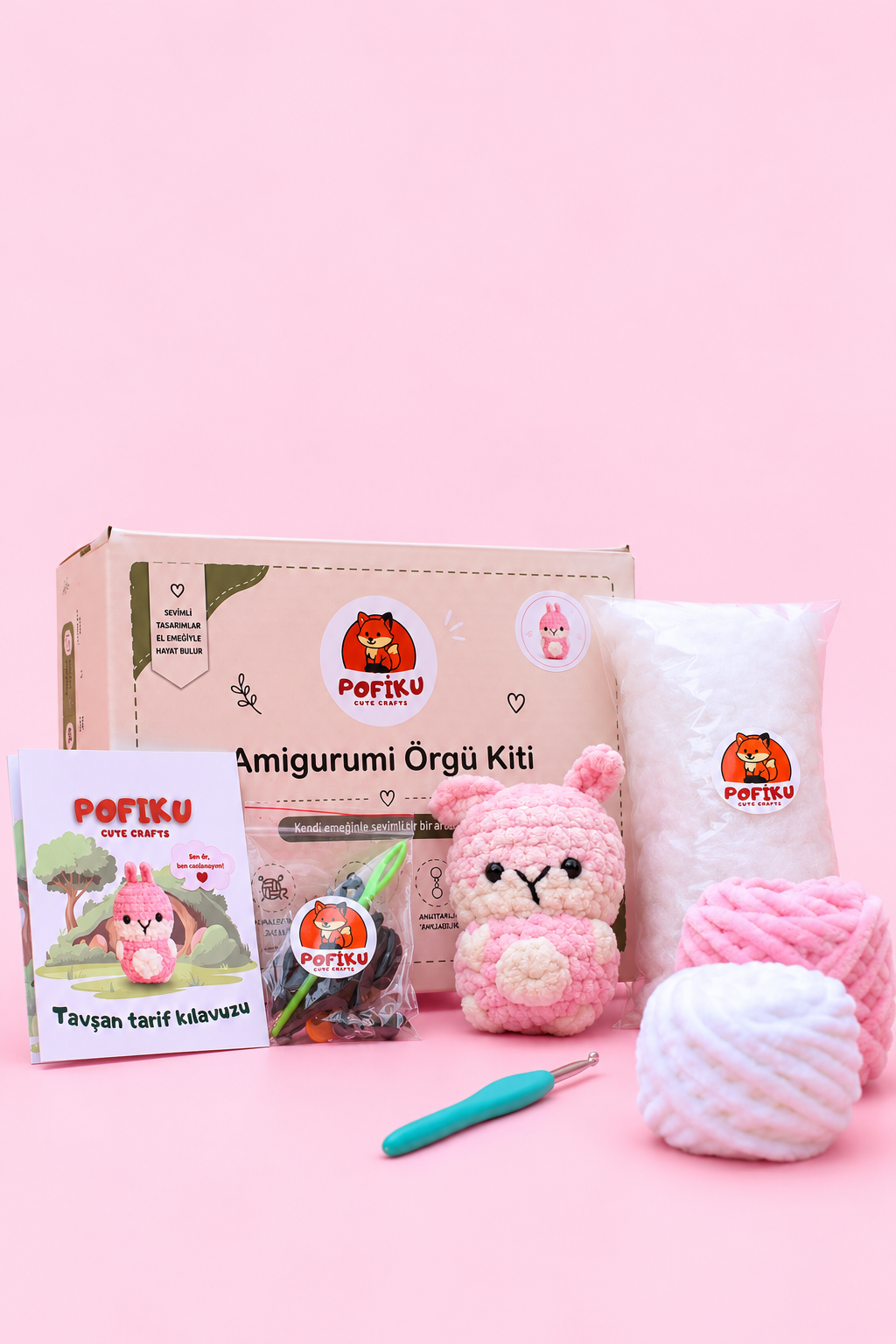 Amigurumi Tavşan Örgü Kiti